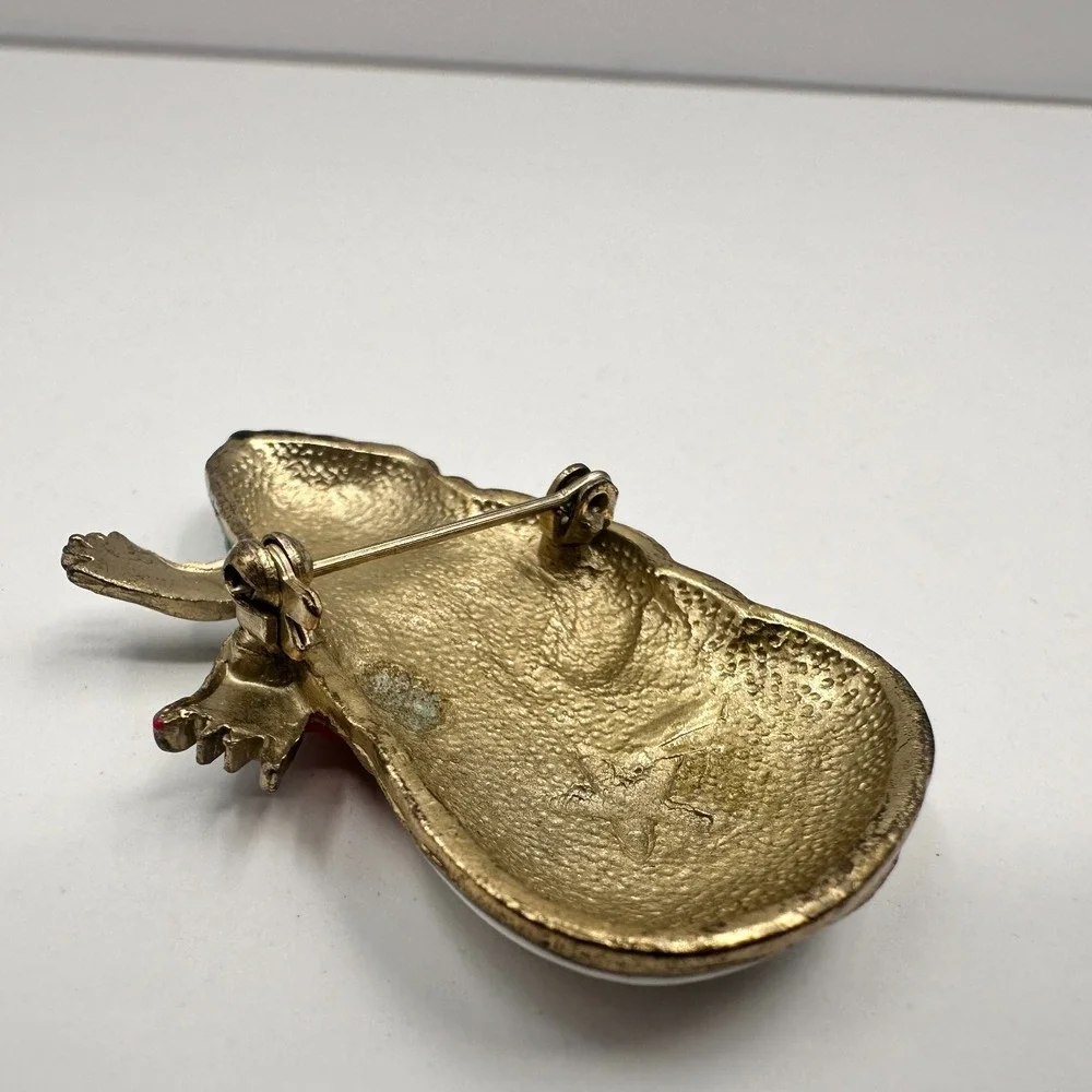 Vintage 90s Snowman Brooch Set Jingle‎ All The Way Bells Christmas Holiday Pins